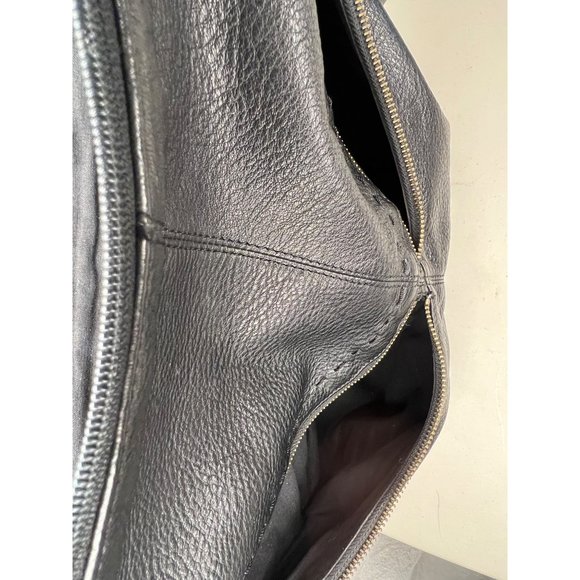 Mark New York Andrew Mark black shoulder bag adjustable strap 2 front zip pocket - Picture 9 of 9